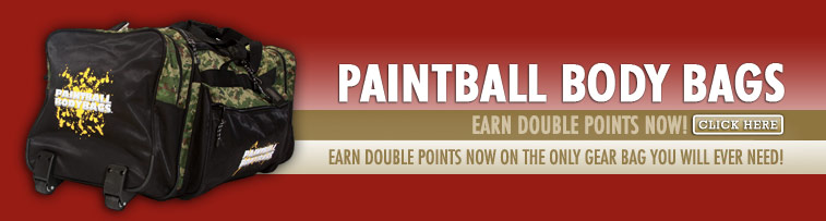 Paintball Body Bags - Earn Double Points Now!